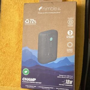 Champ 10,000mAh Compact Battery - Black